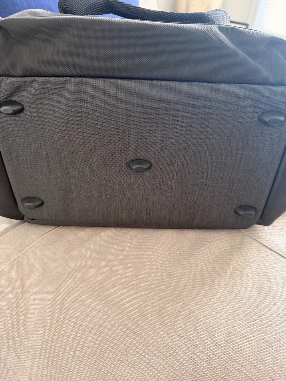 Tumi Gray Weekend Duffel Bag with Removable Shoulder Strap